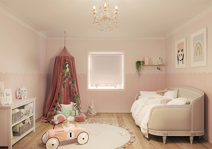 Shimmer (Blackout), Rose Gold - Twist&Fit Roller Blind - Image 8